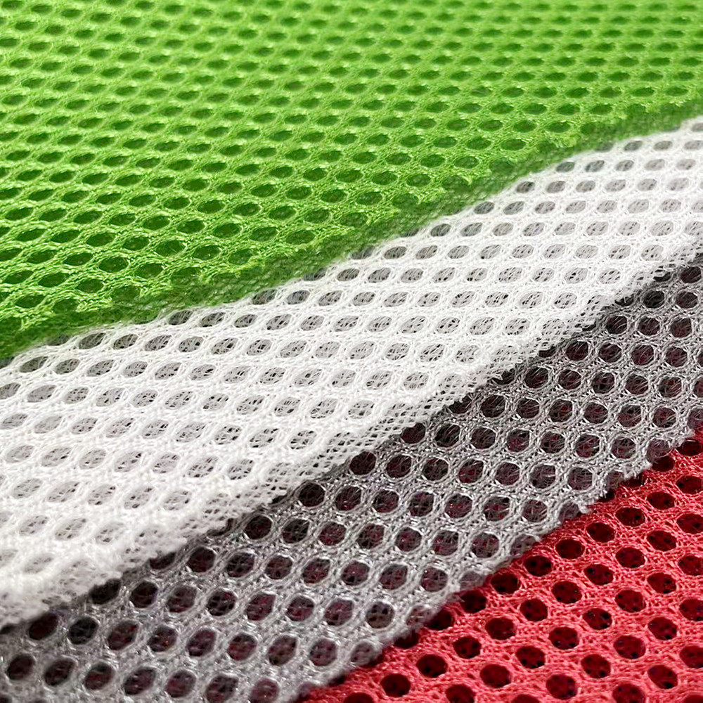 3d Mesh Fabric Polyester Foam Laminated Sandwich Mesh Fabric Foam Bonded Fabric for Furniture